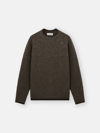Stone Island Loose-Fit Crewneck Jumper with Contrast Trims 5100028