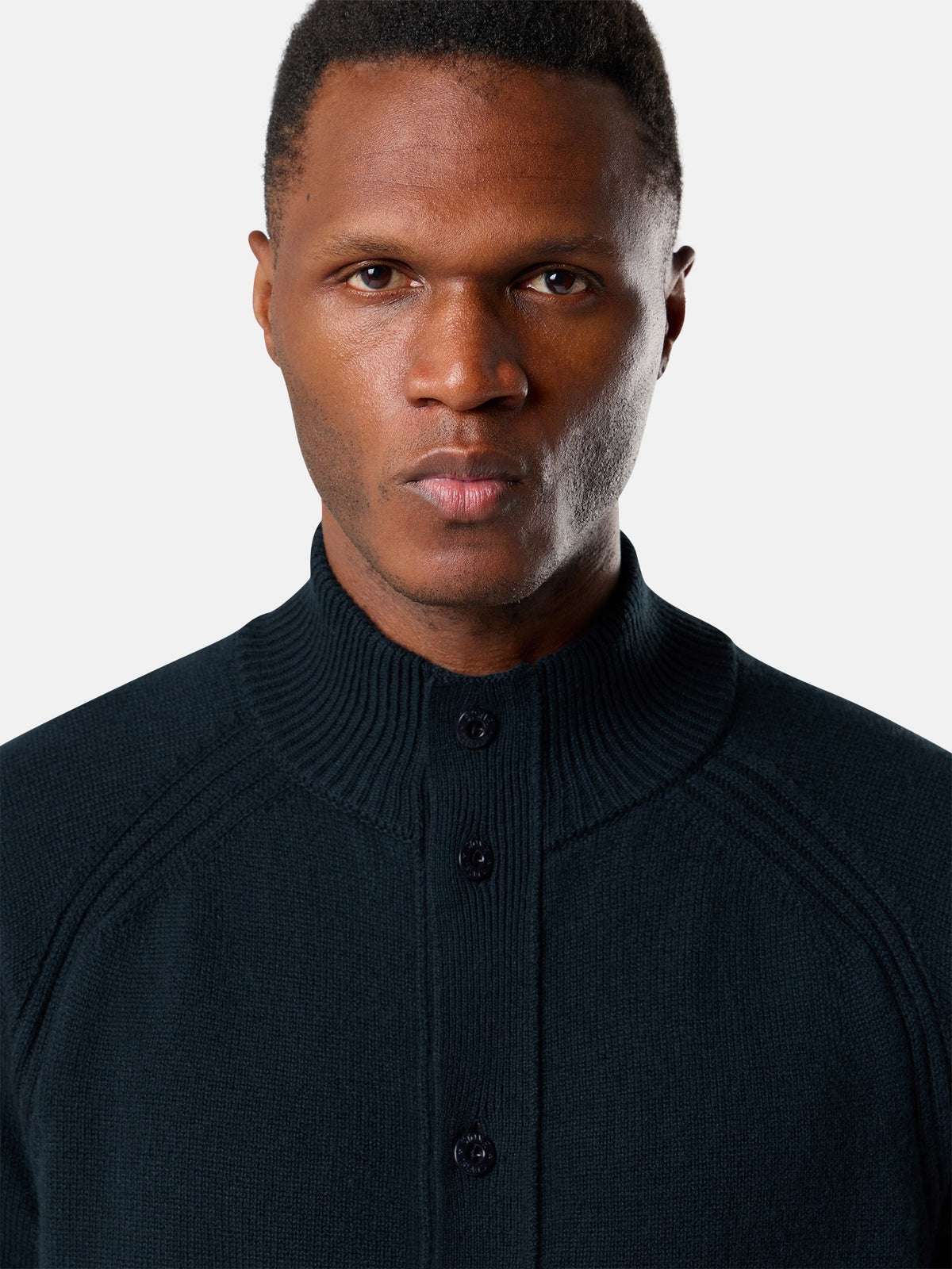 Stone Island Regular-Fit Button-Up Jumper With Raglan Sleeves 5100035