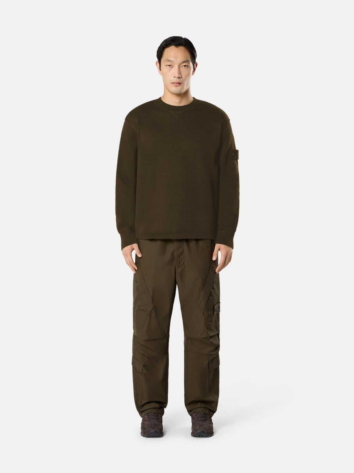 Stone Island Regular-Fit Crewneck Jumper With Ribbed Trims 5100037