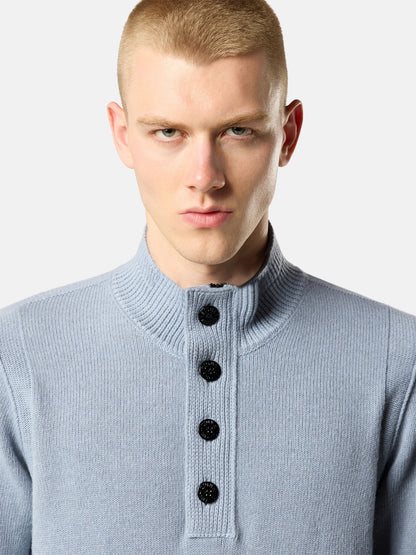 Stone Island Regular-Fit Half-Zip Jumper with Button Placket 5100040