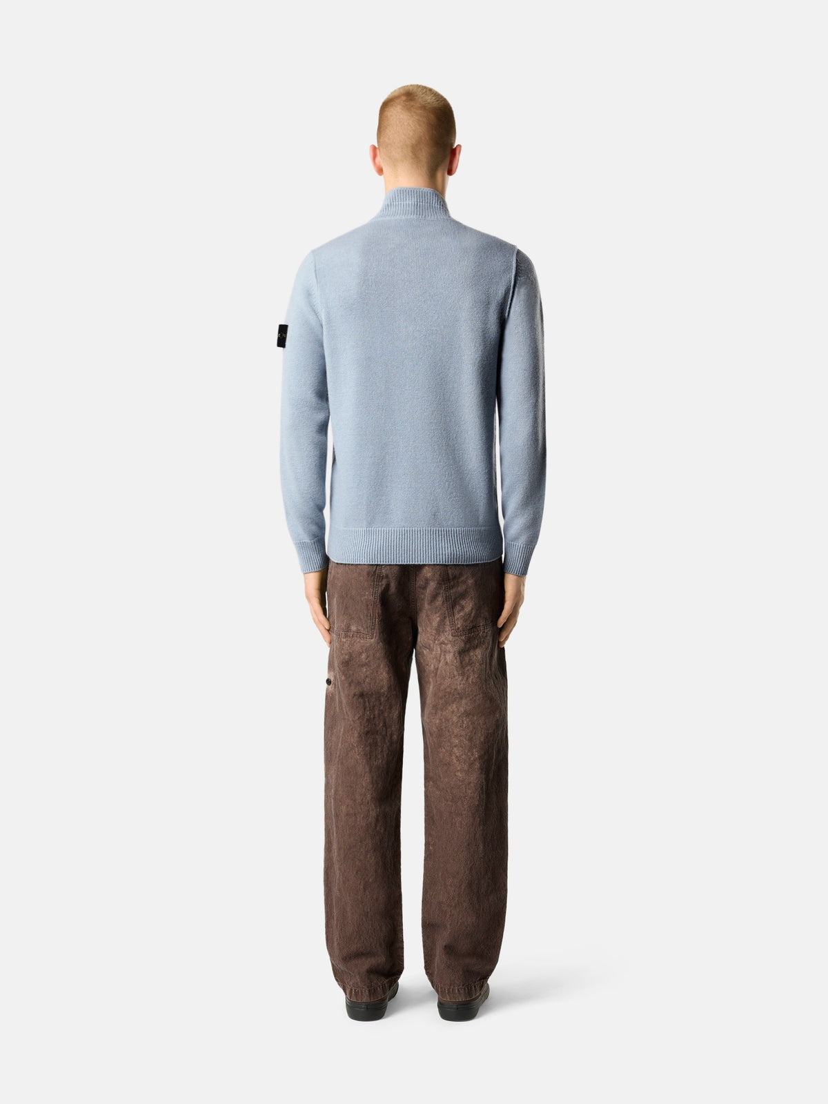 Stone Island Regular-Fit Half-Zip Jumper with Button Placket 5100040