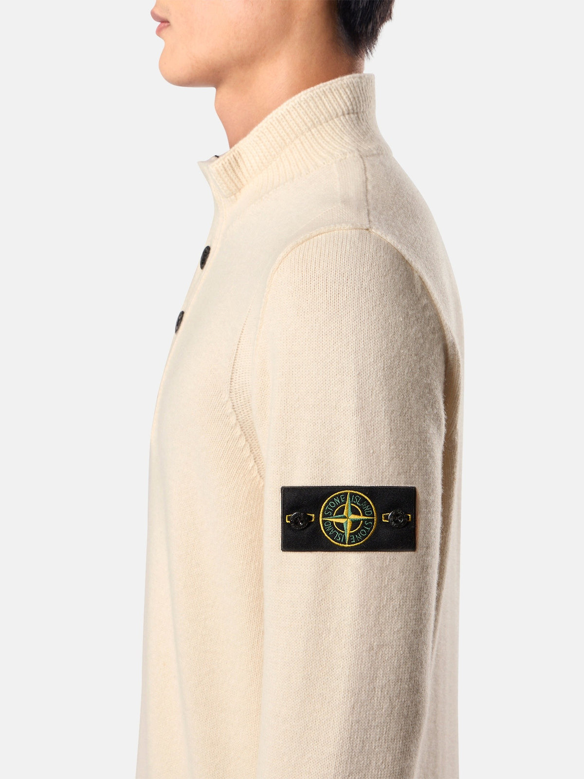 Stone Island Regular-Fit Half-Zip Jumper with Button Placket 5100040