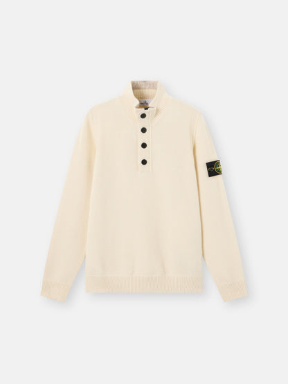Stone Island Regular-Fit Half-Zip Jumper with Button Placket 5100040