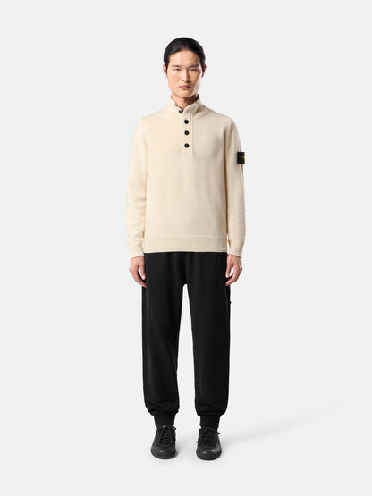 Stone Island Regular-Fit Half-Zip Jumper with Button Placket 5100040