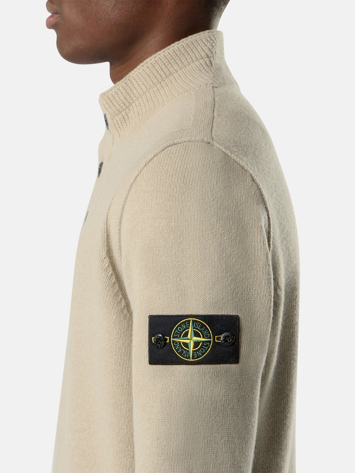 Stone Island Regular-Fit Half-Zip Jumper with Button Placket 5100040
