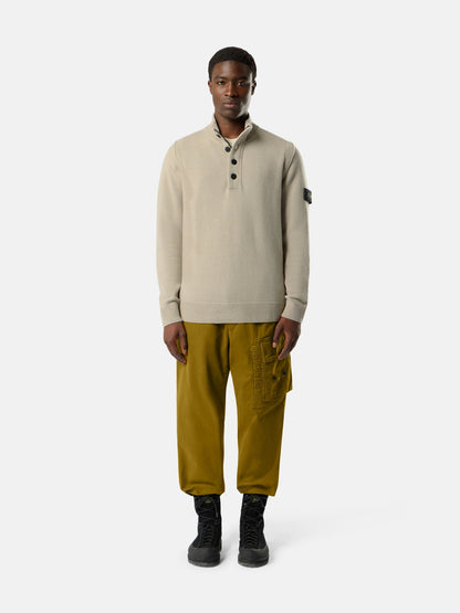 Stone Island Regular-Fit Half-Zip Jumper with Button Placket 5100040