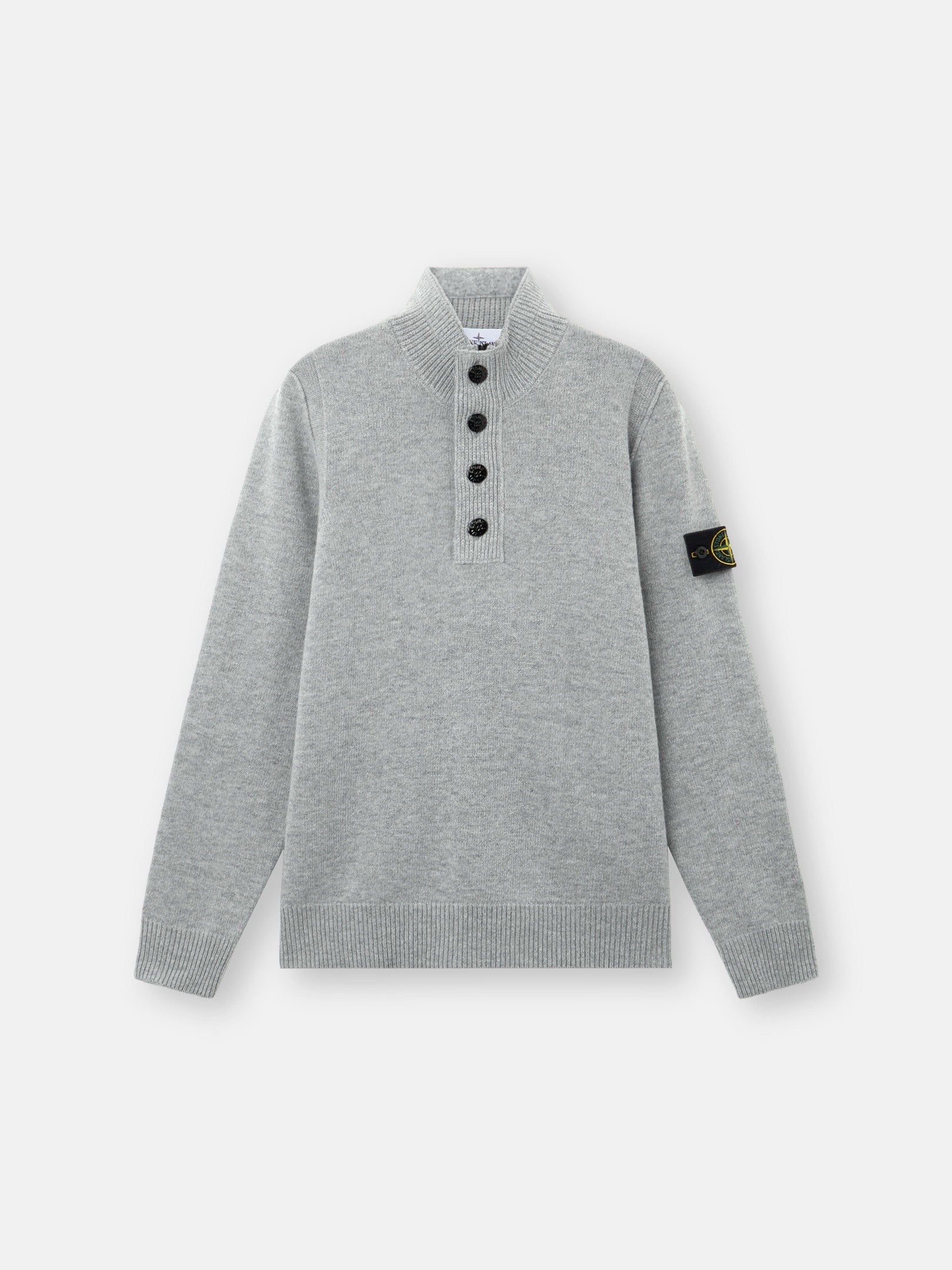 Stone Island Regular-Fit Half-Zip Jumper with Button Placket 5100040
