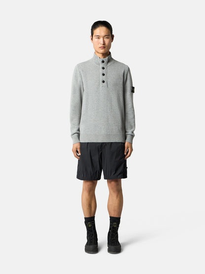 Stone Island Regular-Fit Half-Zip Jumper with Button Placket 5100040