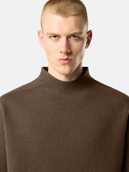 Stone Island Regular-Fit Mock Neck Jumper with Rolled Edges 5100041