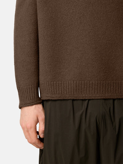 Stone Island Regular-Fit Mock Neck Jumper with Rolled Edges 5100041