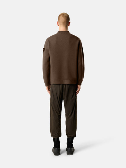 Stone Island Regular-Fit Mock Neck Jumper with Rolled Edges 5100041