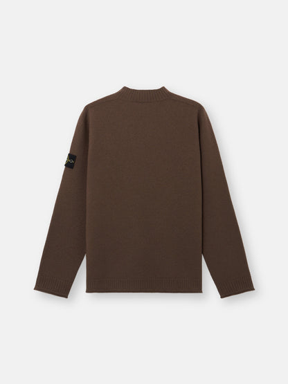 Stone Island Regular-Fit Mock Neck Jumper with Rolled Edges 5100041