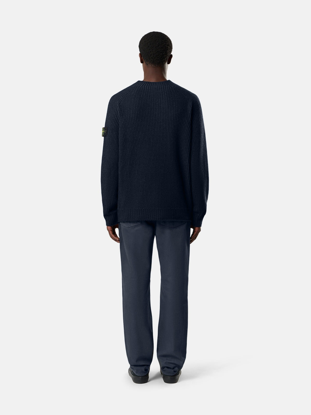 Stone Island Loose-Fit Reversible Crewneck Jumper With Raglan Sleeves 5100043