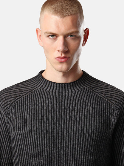 Stone Island Loose-Fit Reversible Crewneck Jumper With Raglan Sleeves 5100043