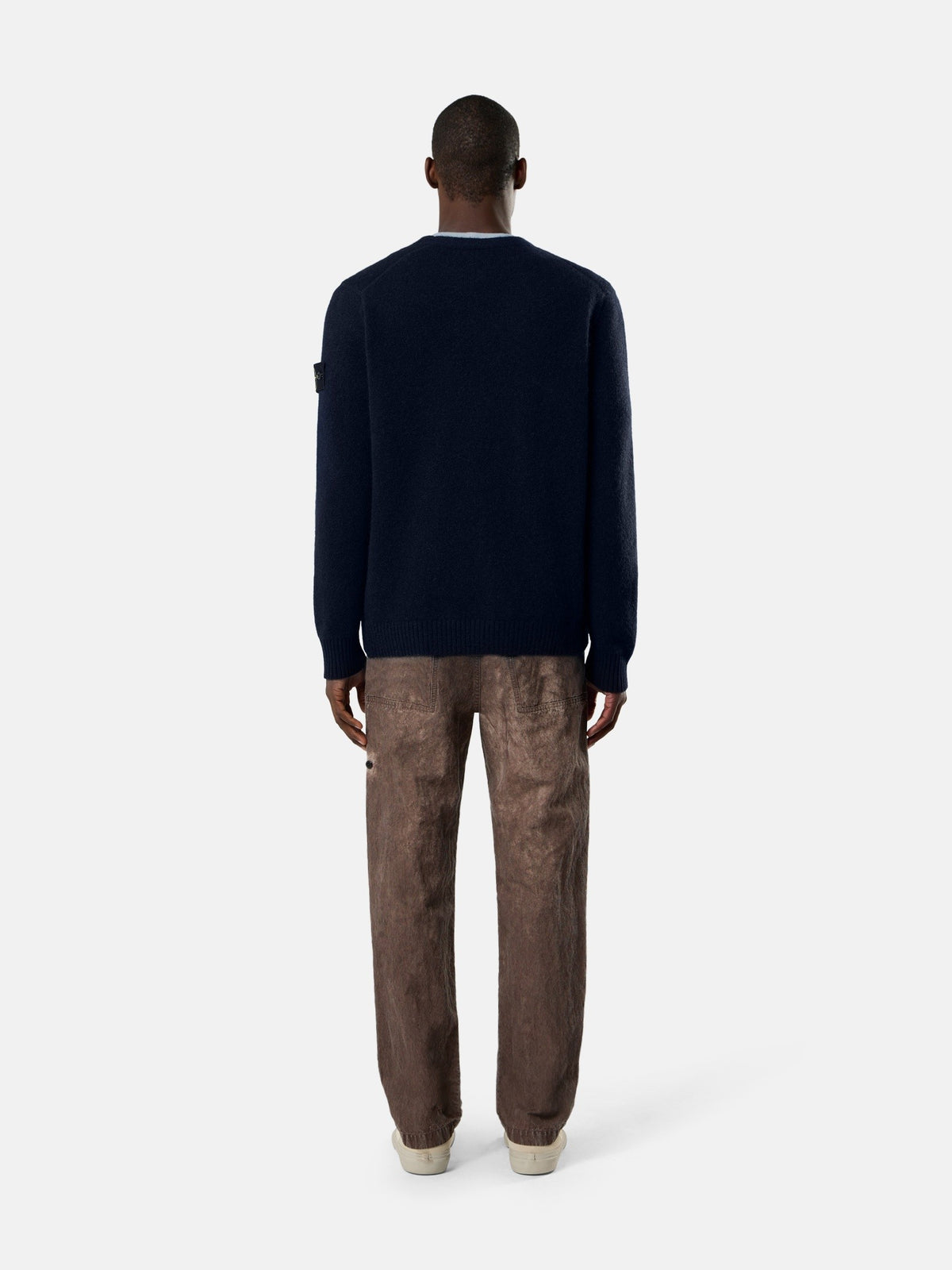 Stone Island Loose-Fit V-Neck Cardigan With Contrast Knit Details 5100046
