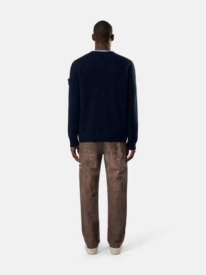 Stone Island Loose-Fit V-Neck Cardigan With Contrast Knit Details 5100046