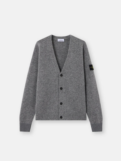 Stone Island Loose-Fit V-Neck Cardigan With Contrast Knit Details 5100046
