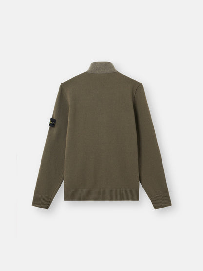 Stone Island Regular-Fit Zip-Up Jumper with Button Placket 5100047
