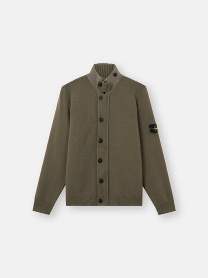 Stone Island Regular-Fit Zip-Up Jumper with Button Placket 5100047