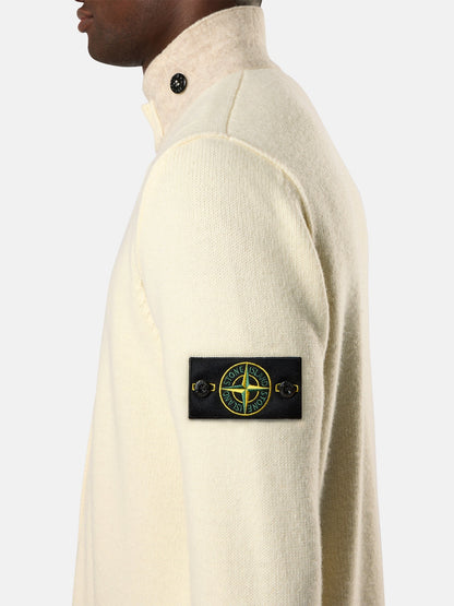 Stone Island Regular-Fit Zip-Up Jumper with Button Placket 5100047