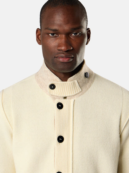 Stone Island Regular-Fit Zip-Up Jumper with Button Placket 5100047