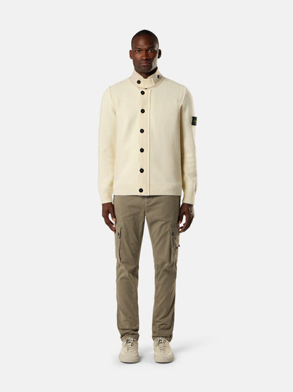 Stone Island Regular-Fit Zip-Up Jumper with Button Placket 5100047