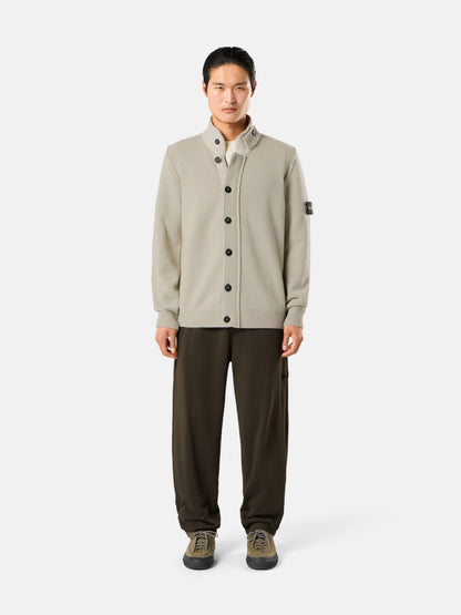 Stone Island Regular-Fit Zip-Up Jumper with Button Placket 5100047
