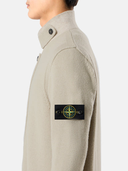 Stone Island Regular-Fit Zip-Up Jumper with Button Placket 5100047