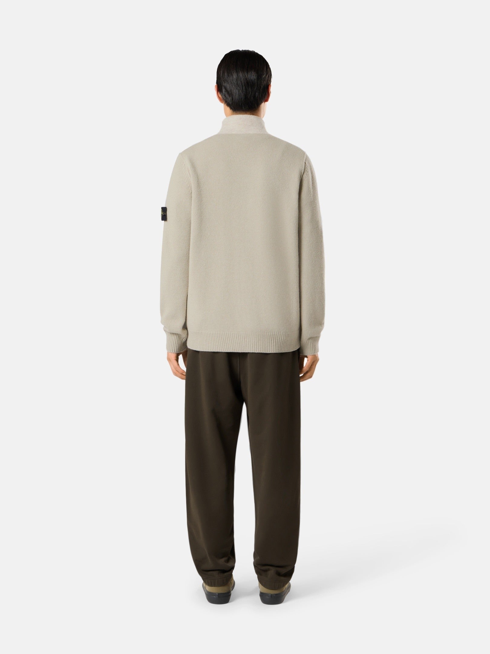 Stone Island Regular-Fit Zip-Up Jumper with Button Placket 5100047