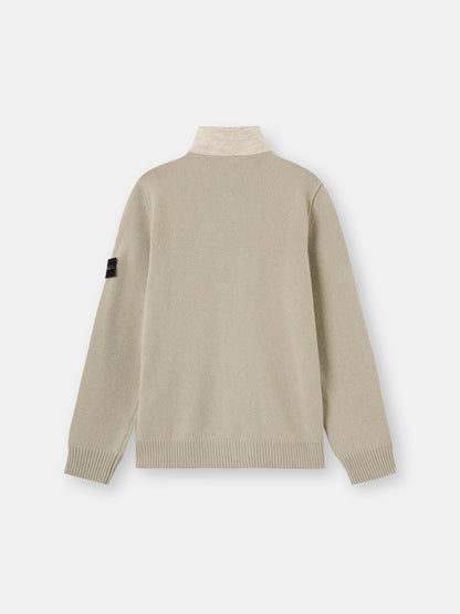Stone Island Regular-Fit Zip-Up Jumper with Button Placket 5100047