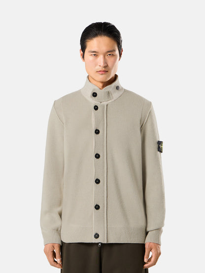 Stone Island Regular-Fit Zip-Up Jumper with Button Placket 5100047