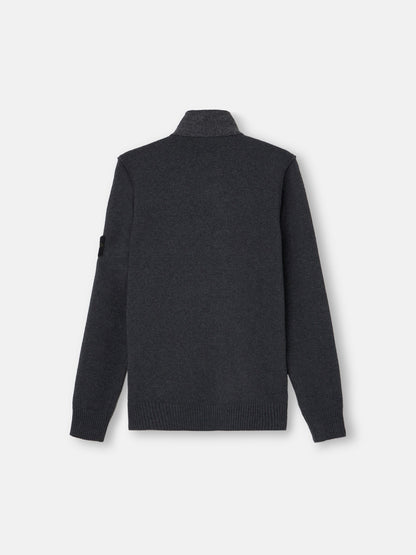 Stone Island Regular-Fit Zip-Up Jumper with Button Placket 5100047