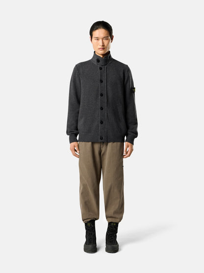 Stone Island Regular-Fit Zip-Up Jumper with Button Placket 5100047