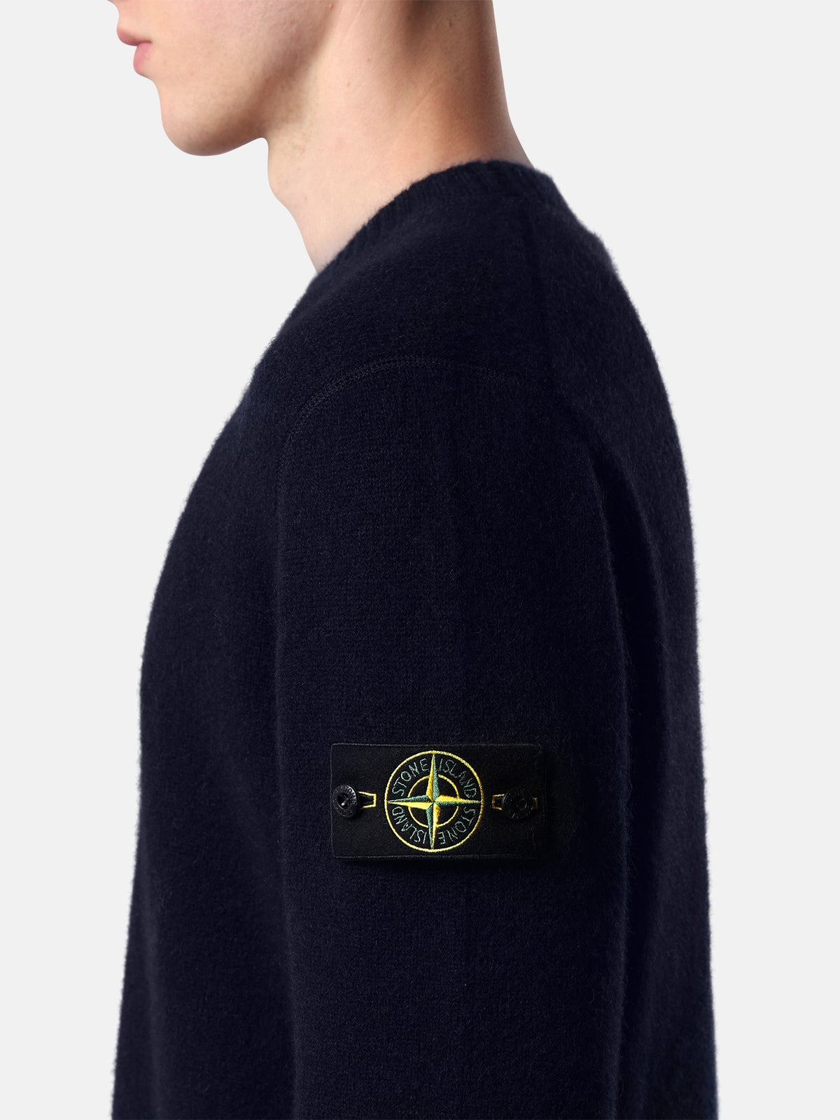 Stone Island Loose-Fit Crewneck Jumper With Contrast Knit Details 5100050