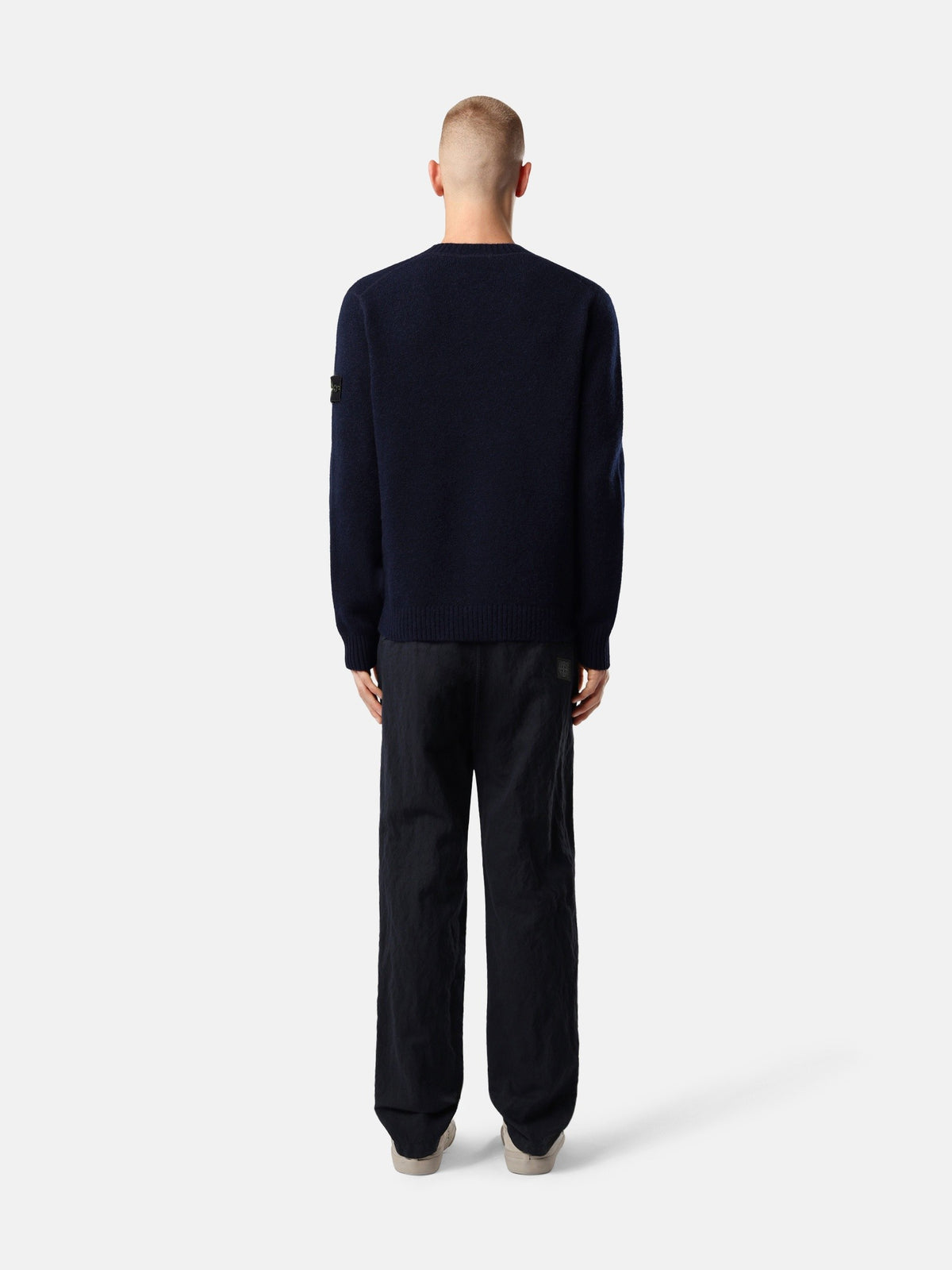 Stone Island Loose-Fit Crewneck Jumper With Contrast Knit Details 5100050