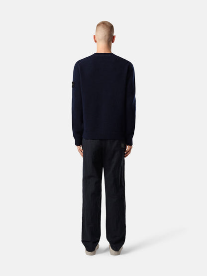 Stone Island Loose-Fit Crewneck Jumper With Contrast Knit Details 5100050