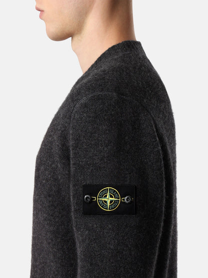 Stone Island Loose-Fit Crewneck Jumper With Contrast Knit Details 5100050