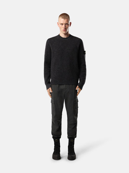 Stone Island Loose-Fit Crewneck Jumper With Contrast Knit Details 5100050