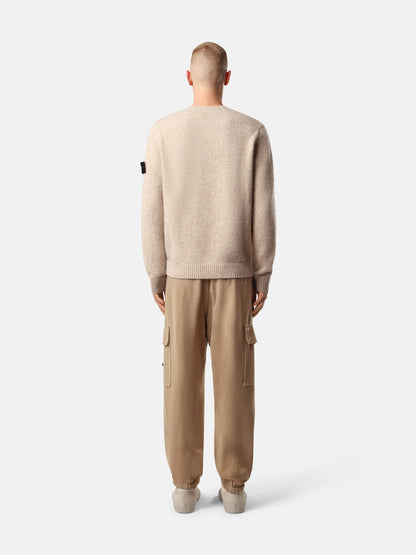 Stone Island Loose-Fit Crewneck Jumper With Contrast Knit Details 5100050