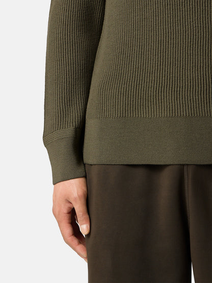 Stone Island Turtleneck Jumper with Finely Ribbed Trims 5100052