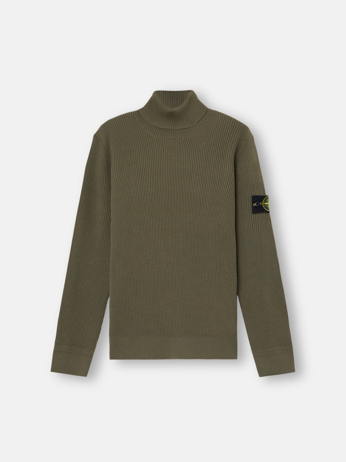 Stone Island Turtleneck Jumper with Finely Ribbed Trims 5100052