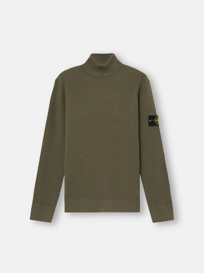 Stone Island Turtleneck Jumper with Finely Ribbed Trims 5100052