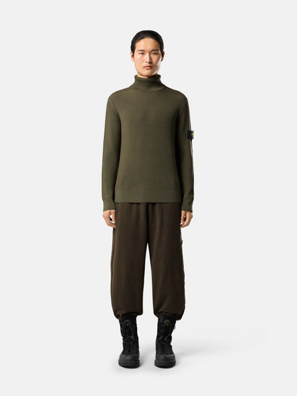 Stone Island Turtleneck Jumper with Finely Ribbed Trims 5100052