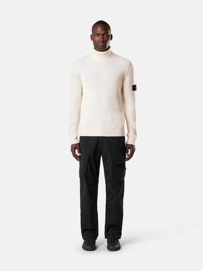 Stone Island Turtleneck Jumper with Finely Ribbed Trims 5100052