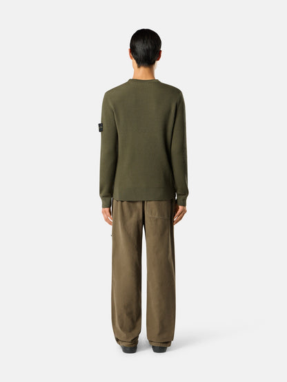 Stone Island Crewneck Jumper with Ribbed Trims 5100053