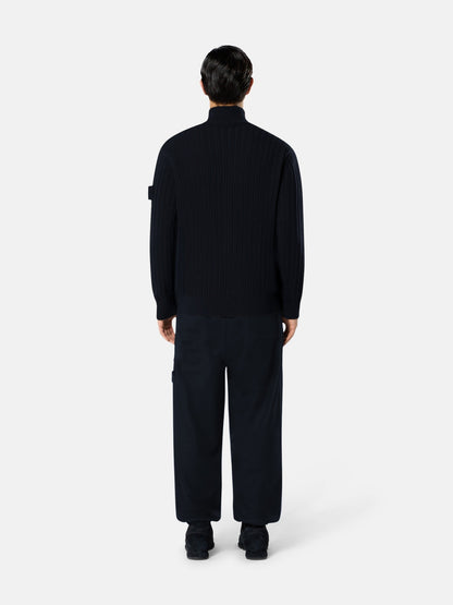 Stone Island Loose-Fit Zip-Up Stand Collar Jumper 5100054