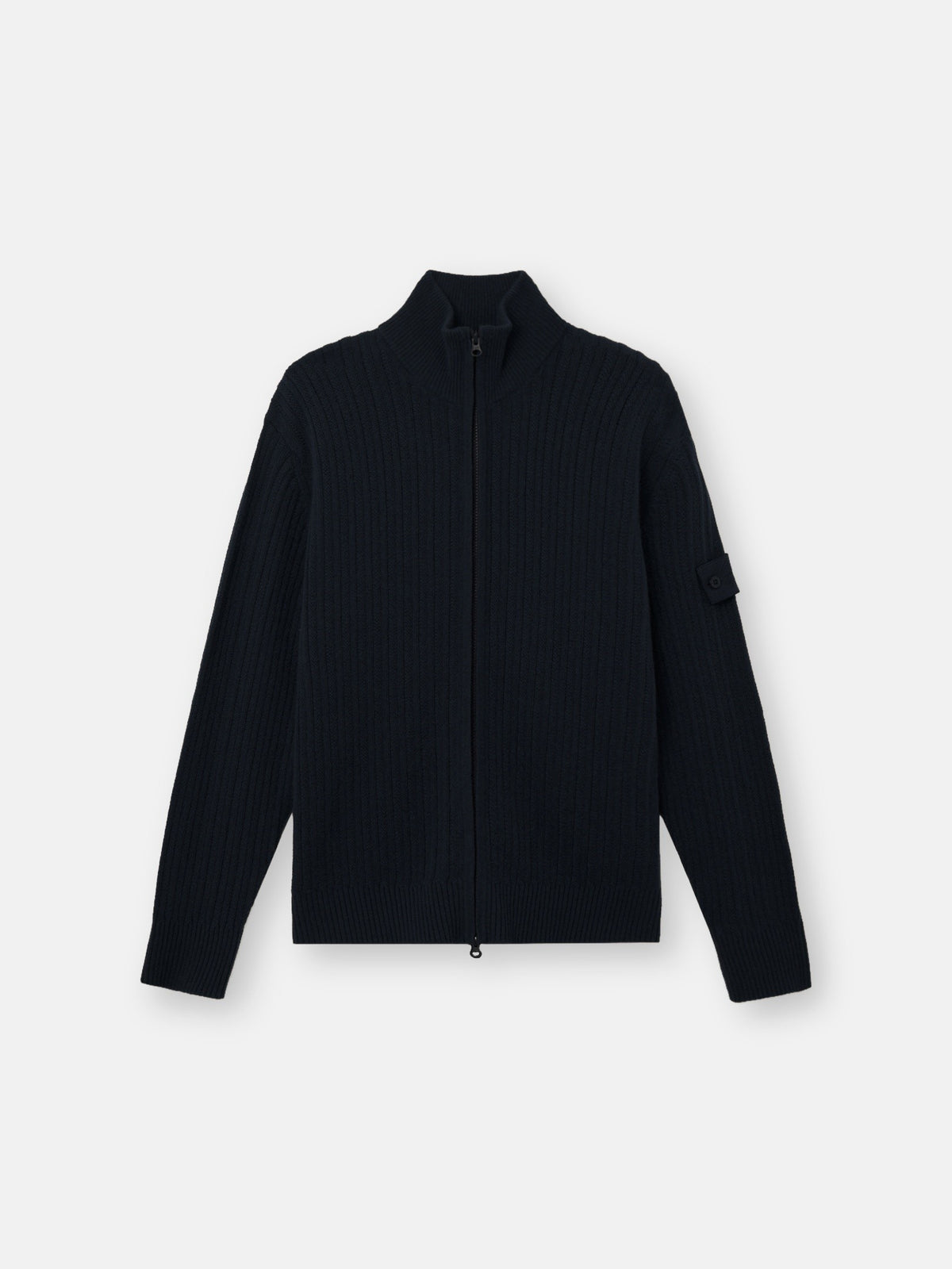 Stone Island Loose-Fit Zip-Up Stand Collar Jumper 5100054