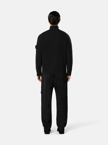 Stone Island Loose-Fit Zip-Up Stand Collar Jumper 5100054