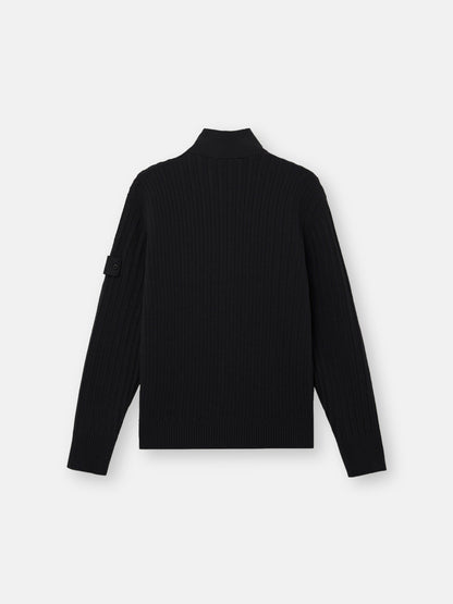 Stone Island Loose-Fit Zip-Up Stand Collar Jumper 5100054