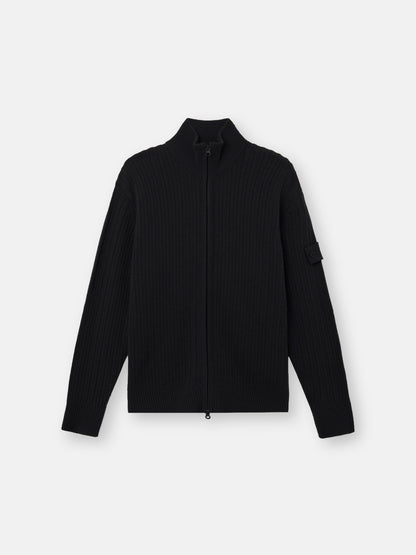 Stone Island Loose-Fit Zip-Up Stand Collar Jumper 5100054